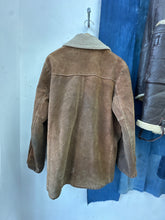 Load image into Gallery viewer, 1960s Sears Leather Shearling Coat
