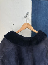 Load image into Gallery viewer, 1980s Faux Shearling and Suede Coat
