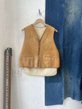 Load image into Gallery viewer, 1970s Suede Shearling Vest
