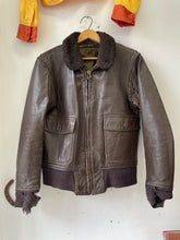 Load image into Gallery viewer, 1970s USN G-1 Leather Jacket - No Label
