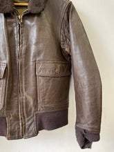 Load image into Gallery viewer, 1970s USN G-1 Leather Jacket - No Label
