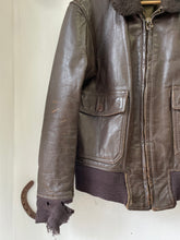 Load image into Gallery viewer, 1970s USN G-1 Leather Jacket - No Label
