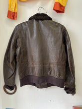 Load image into Gallery viewer, 1970s USN G-1 Leather Jacket - No Label
