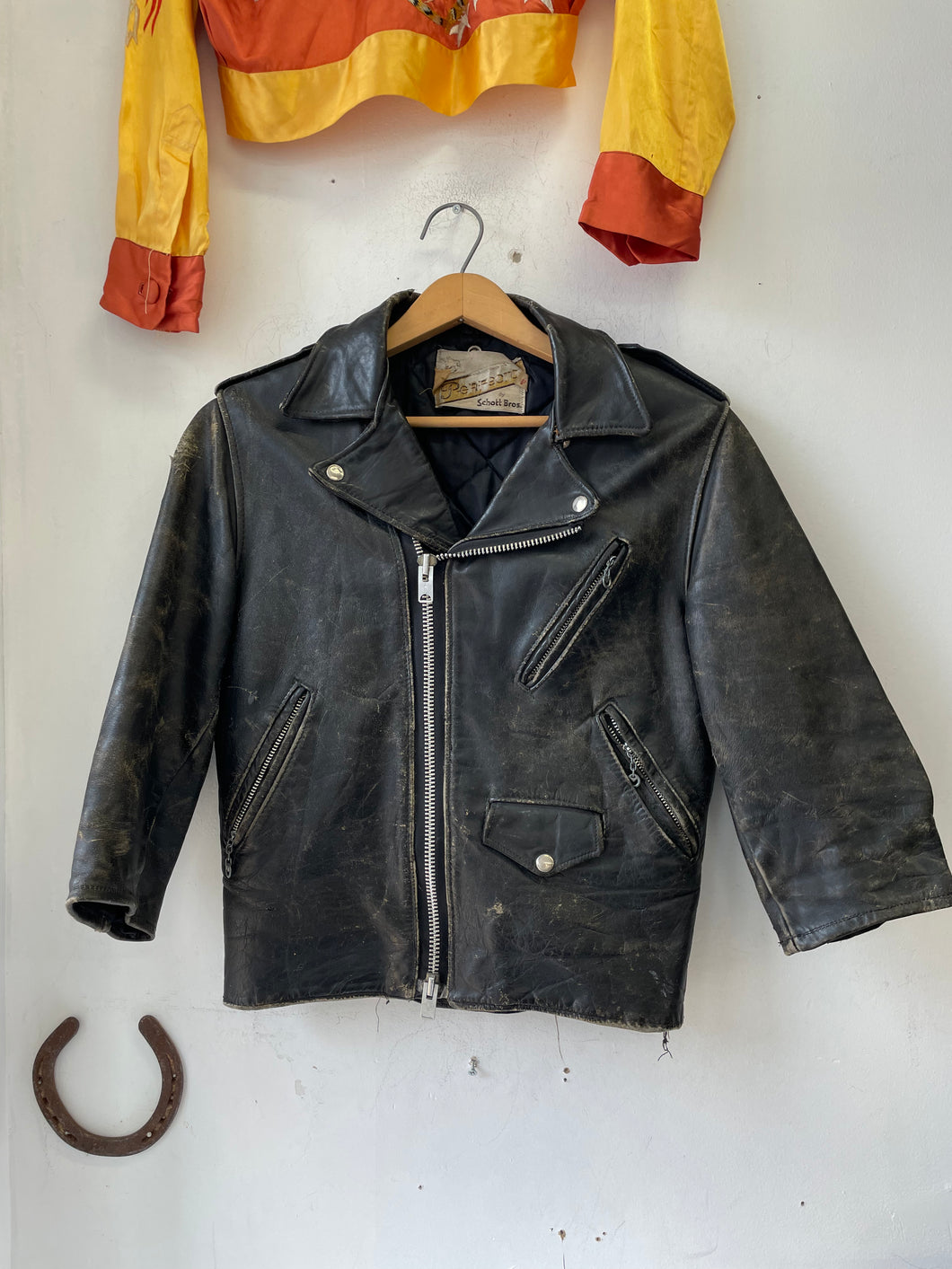 1960s/70s Schott Perfecto 618 Leather Jacket 36