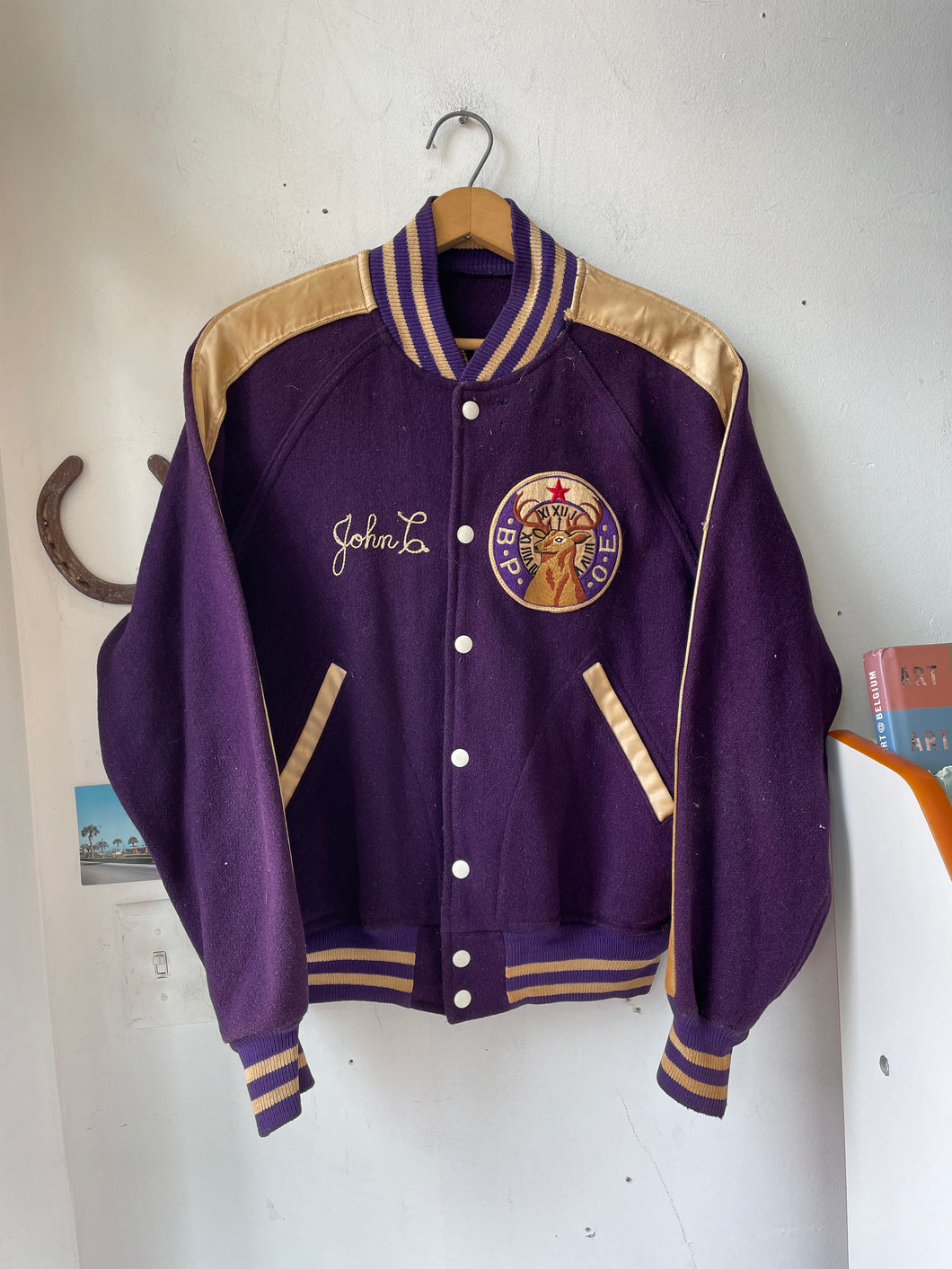 1960s BPOE Elks Letterman Jacket