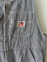 Load image into Gallery viewer, 1950s/60s GWG Hickory Striped Overalls Marked:M,38
