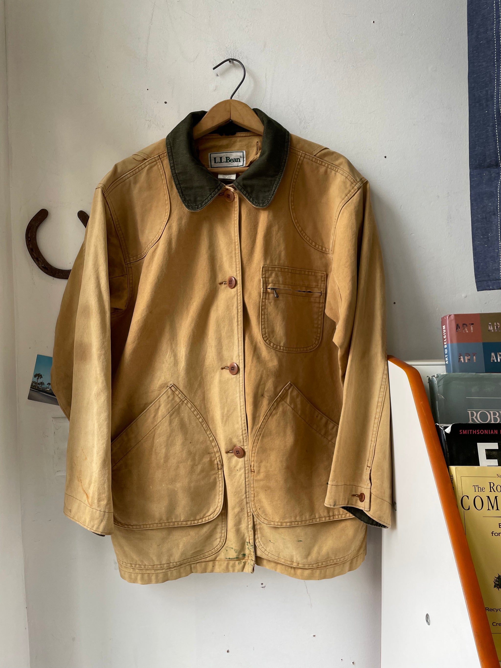 1970s 80s L.L.Bean Hunting Jacket Coffee and Clothing