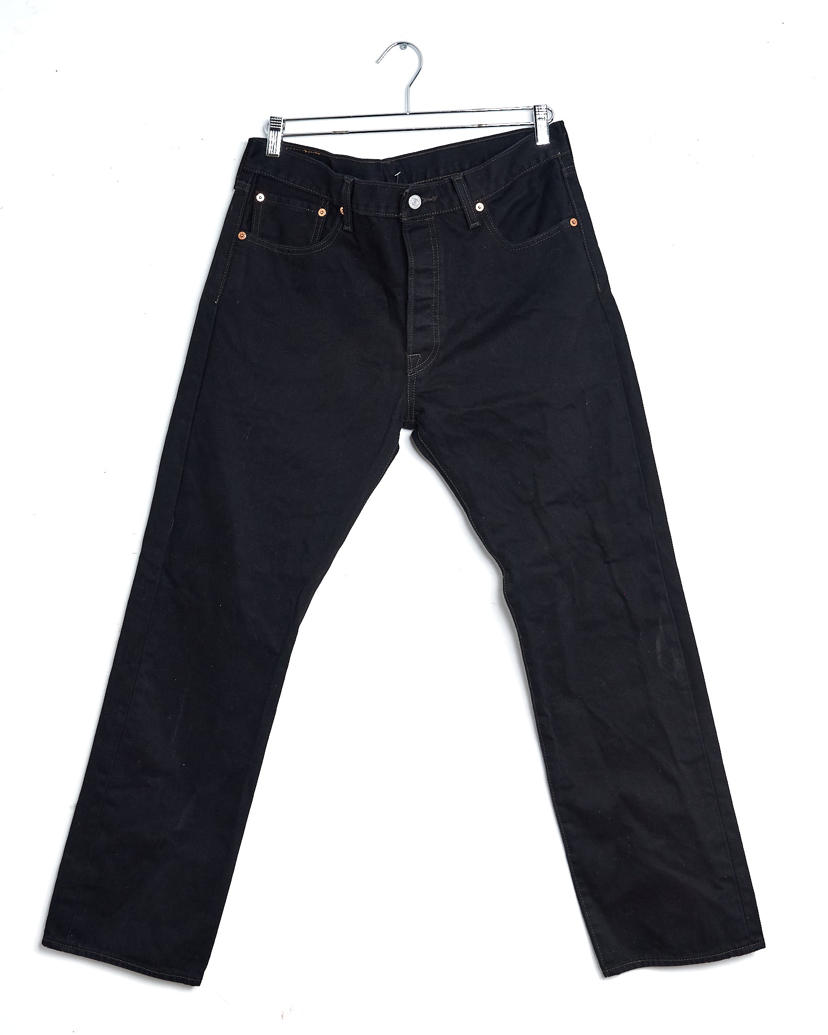 Levis 501 black jeans mens on sale