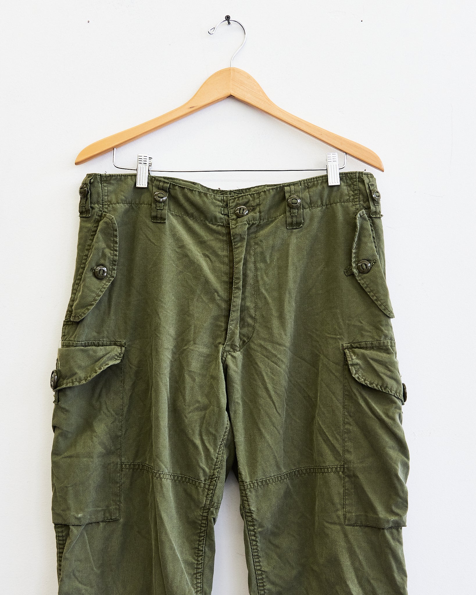 80s canadian army wind over pants